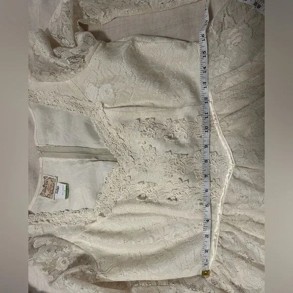 1970s Vintage Gunne Sax Wedding Dress Romantic Renaissance Bridal Collection - Picture 3 of 9